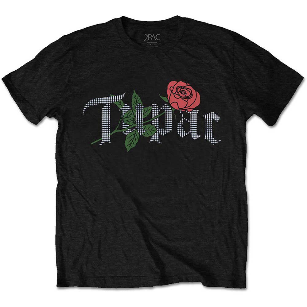 2PAC 2パック - Rose Logo / Diamante(ブランド) / Tシャツ / メンズ - PGS